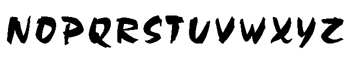 Choc Regular Font UPPERCASE