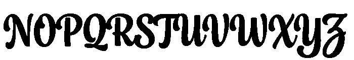 Chonky Poster Font UPPERCASE