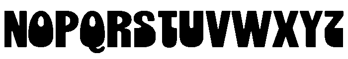 Chorine Large Font UPPERCASE