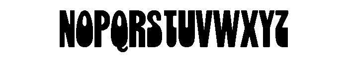 Chorine Regular Font UPPERCASE