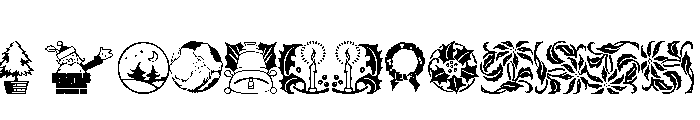 Christmas One Font UPPERCASE