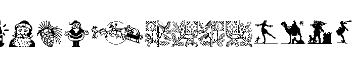 Christmas One Font LOWERCASE