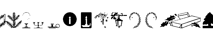 Christmas Two Font UPPERCASE