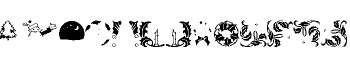 Christmas Two Font UPPERCASE