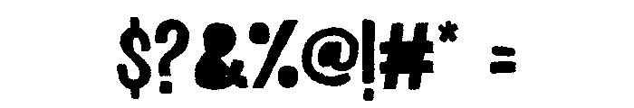 Chronic Black Font OTHER CHARS