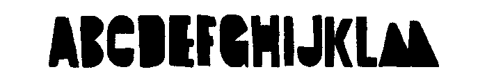 Chronic Black Font UPPERCASE