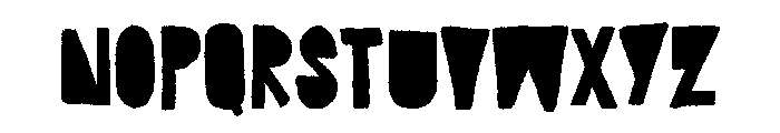 Chronic Black Font UPPERCASE