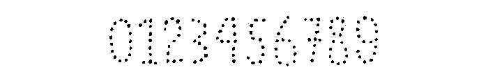 Chronic Dots Font OTHER CHARS