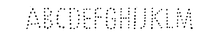 Chronic Dots FONT