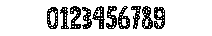Chronic Dotted Font OTHER CHARS