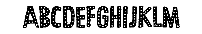 Chronic Dotted FONT