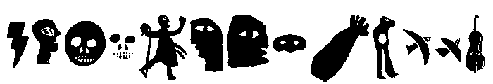 Chronic Extras Font LOWERCASE