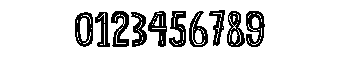 Chronic Inline Font OTHER CHARS
