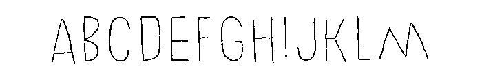 Chronic Line Font UPPERCASE
