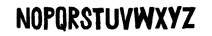 Chronic Regular Font UPPERCASE