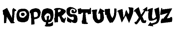Chub Regular Font UPPERCASE