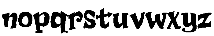 Chub Regular Font LOWERCASE