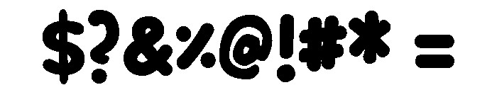 Chumley Bloated Font OTHER CHARS