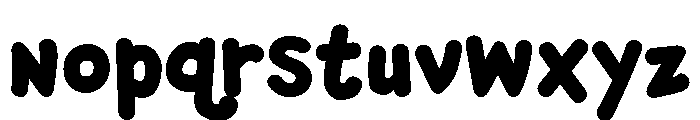 Chumley Bloated Font LOWERCASE