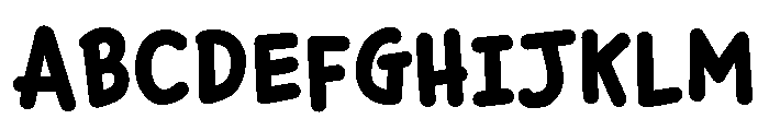Chumley Fatty Font UPPERCASE