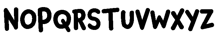 Chumley Fatty Font UPPERCASE