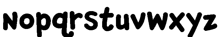 Chumley Fatty Font LOWERCASE