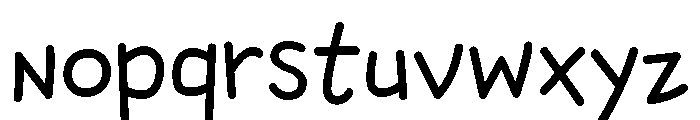 Chumley Medium Font LOWERCASE
