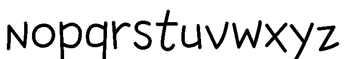 Chumley Regular Font LOWERCASE