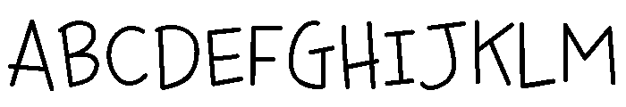 Chumley Skinny Font UPPERCASE