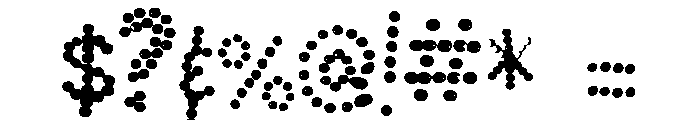 Chummmmmley Regular Font OTHER CHARS