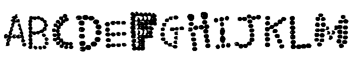 Chummmmmley Regular Font UPPERCASE
