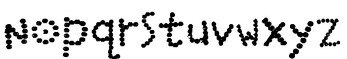 Chummmmmley Regular Font LOWERCASE