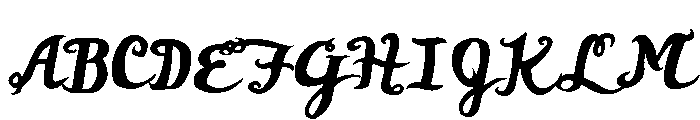Chunder Regular Font UPPERCASE