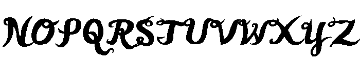 Chunder Regular Font UPPERCASE