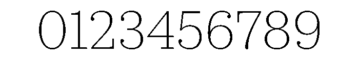 Ciclo Display Extra Light Font OTHER CHARS
