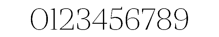 Ciclo Display Light Font OTHER CHARS