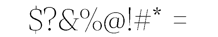 Ciclo Display Light Font OTHER CHARS