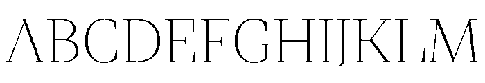 Ciclo Display Light Font UPPERCASE