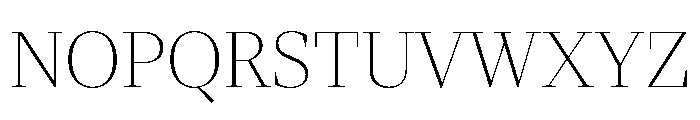 Ciclo Display Light Font UPPERCASE