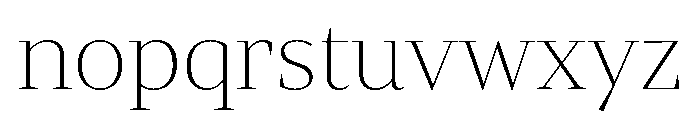 Ciclo Display Light Font LOWERCASE