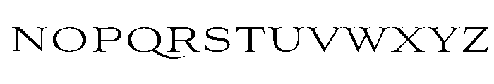 Cinzel Decorative Extra Light Font LOWERCASE