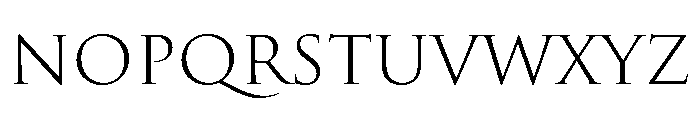 Cinzel Decorative Light Font LOWERCASE