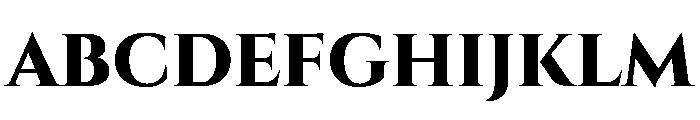Cinzel ExtraBold Font UPPERCASE