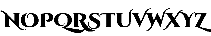 Cinzel Heavy Font UPPERCASE