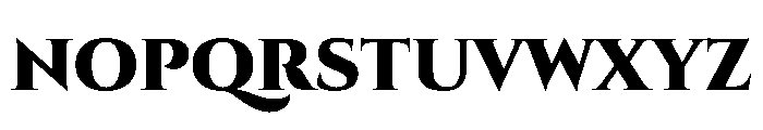 Cinzel Heavy Font LOWERCASE