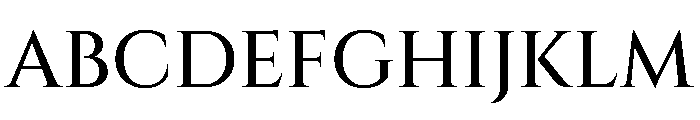 Cinzel Medium Font UPPERCASE