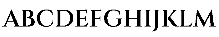 Cinzel SemiBold Font UPPERCASE