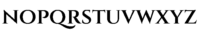 Cinzel SemiBold Font LOWERCASE