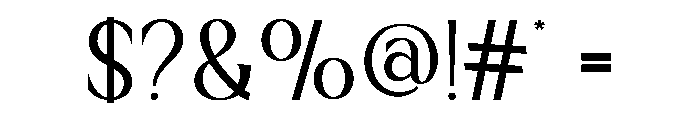 Cielore-Regular Font OTHER CHARS