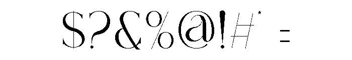 Cigaret Font OTHER CHARS